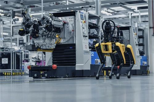 寶馬工廠 新員工 機(jī)器狗上線 可及時(shí)檢測(cè)安全隱患